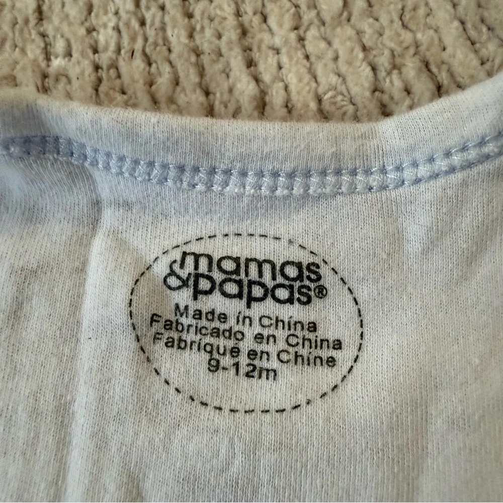 Mamas & Papas‎ Baby Footed Sleeper 9–12M Nautical Map Print Cotton